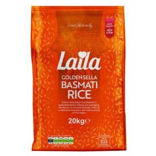 20kg Laila Golden Sella Basmati Rice
