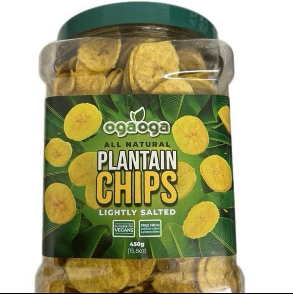 450g Oga-Oga Plantain chips (Lightly Salted)
